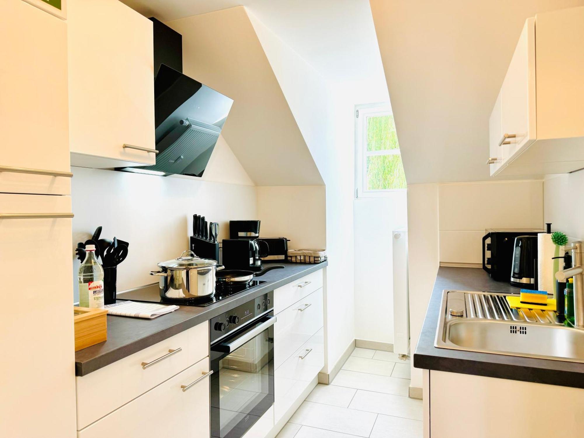 E&K Living - Design Apartments - Netflix - Audi - In Village - Free Parking Ingolstadt Ngoại thất bức ảnh